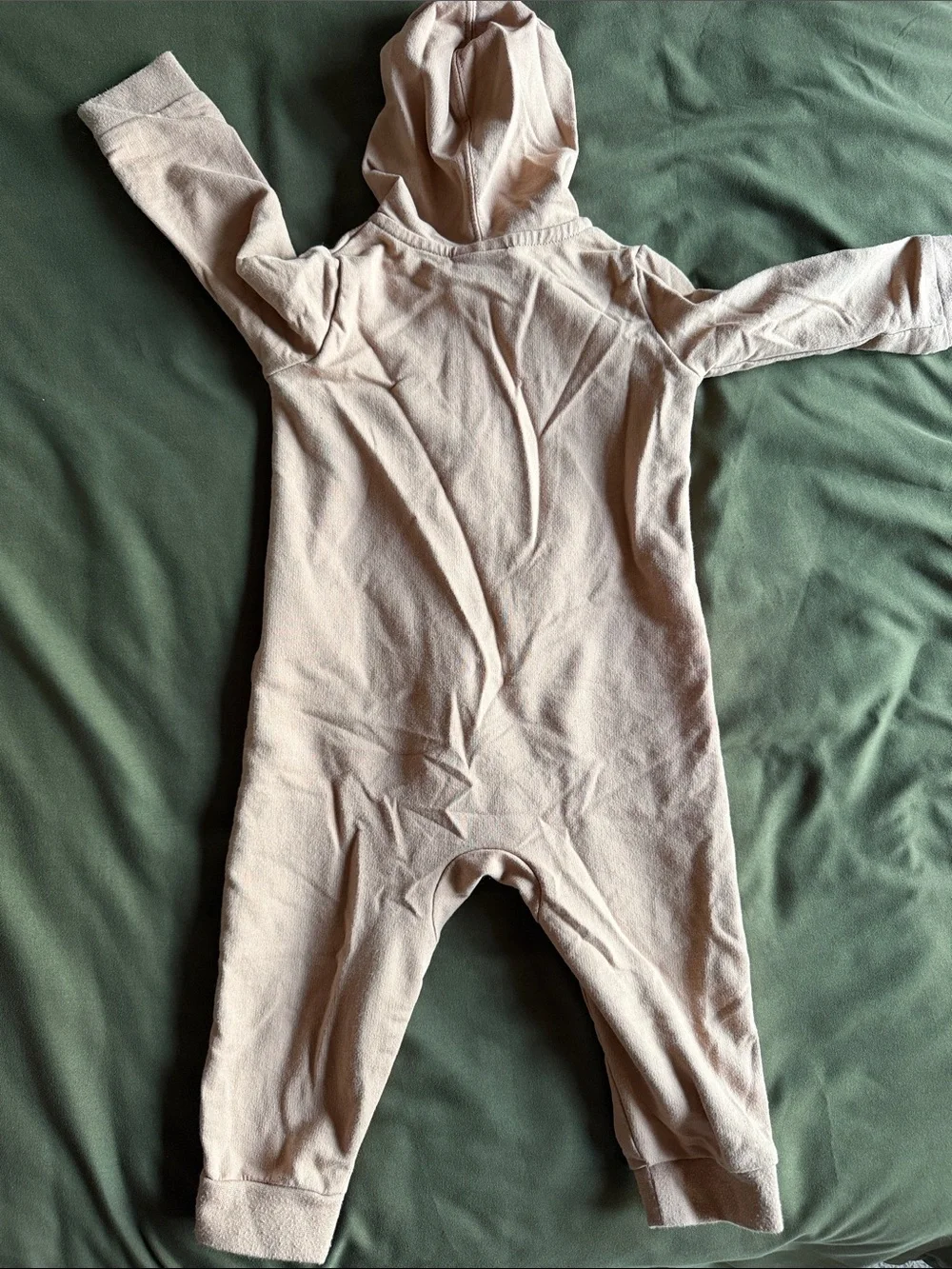 {NIKE} zip hooded onesie 18m